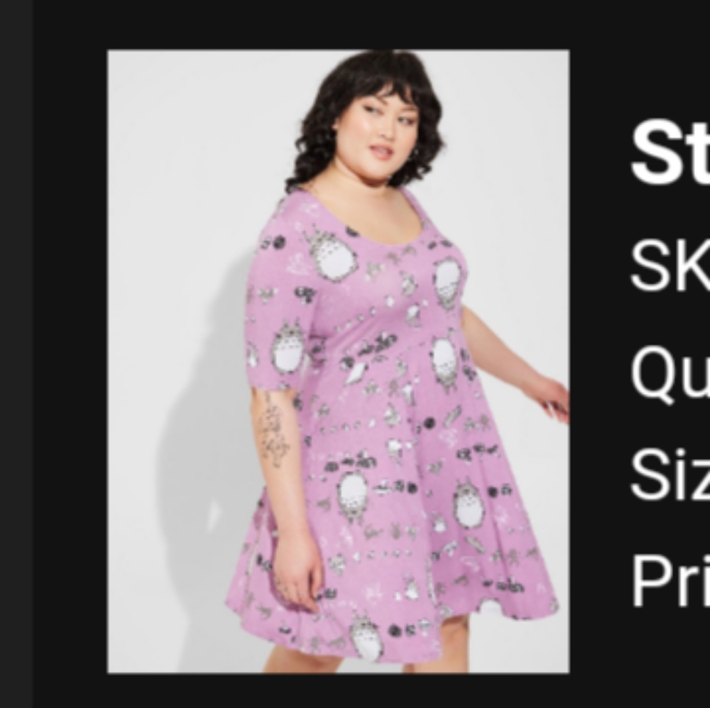 Torrid Ghibli skater dress
